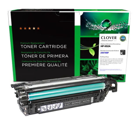 Clover Technologies Group, LLC Remanufactured Black Toner Cartridge (Alternative for HP CF320A 652A) (11500 Yield)