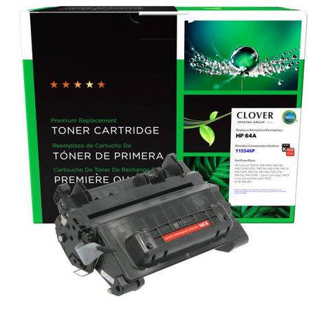 Clover Technologies Group, LLC Remanufactured MICR Toner Cartridge (Alternative for HP CC364A 64A 02-81300-001) (10000 Yield)