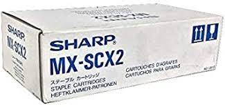 Sharp Electronics Staple Cartridge 3 Cartridges/Carton (5,000 Staples/Cartridge) For use with MX-FN21 and MX-FN22